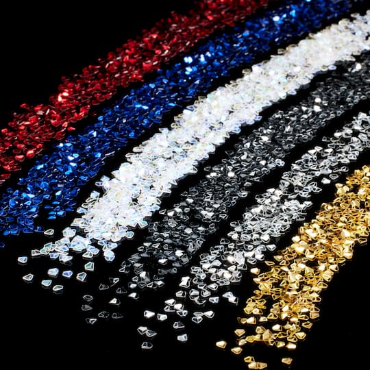 12 Pack: 3D Diamond Shaped Glitter Caddy by Recollections™
